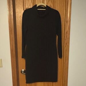 Banana Republic Black Long Sleeve Dress